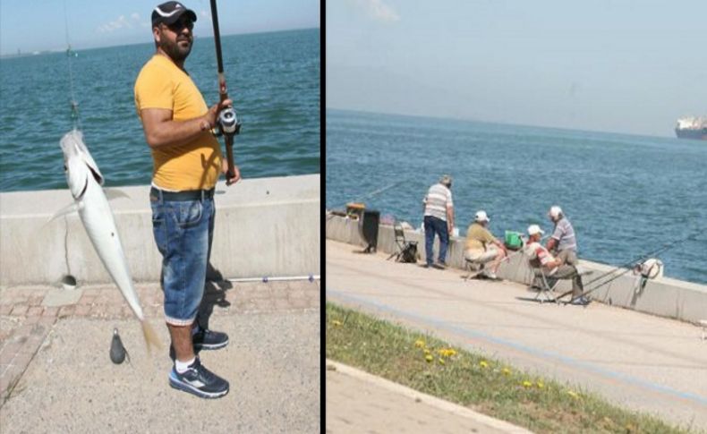 Oltasını alan İzmir Körfezi'ne koştu